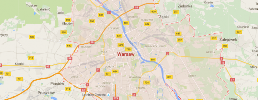 map of warsaw museums